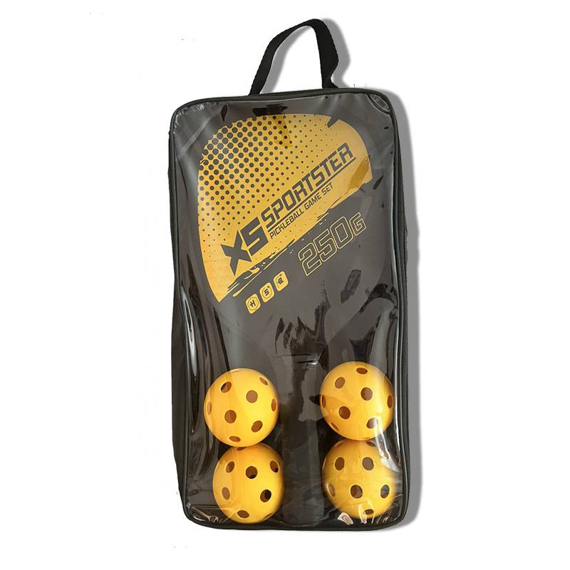Orange Peick Set (two rackets, 4 balls and 1 pack)